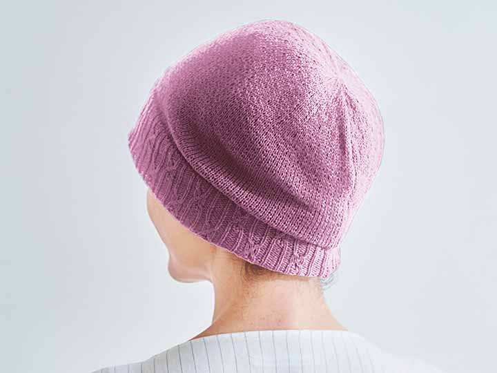 予約 すっぴん隠しコットンキャップ(モーブ)_2