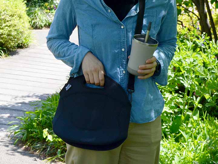 予約 BUILT 洗える2WAYショルダー レリッシュバッグ ブラック_4