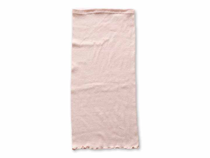 予約　日本製　シルク混ロングナイトキャップ　桜色