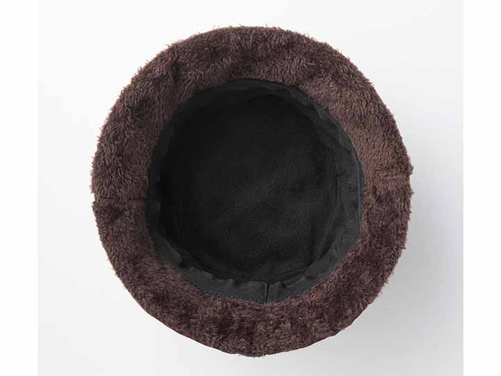 予約　すっぽり被れる小顔見せあったかキルト帽子（パープルローズ）_2