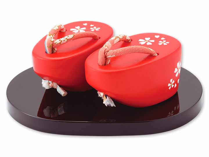 予約　瀬戸焼　縁起福下駄