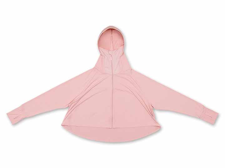 予約　サンブロックラボ爽壁フェイスガードＵＶパーカー　ピンク