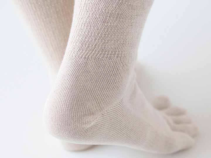 予約　シャーリング五本指ソックス　Ｍ22−24CM／キナリ_2
