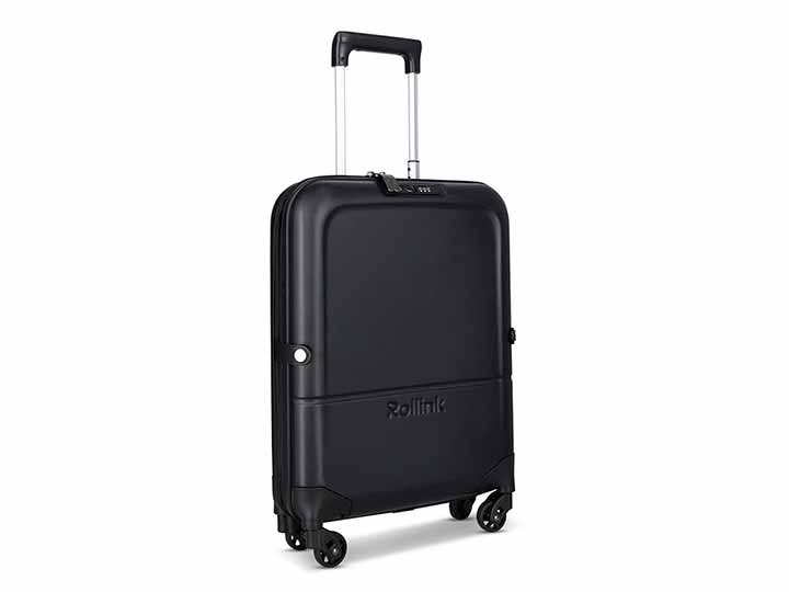 Ｒｏｌｌｉｎｋ　Ｆｌｅｘ　ＬＩＧＨＴ　ぺったんこスーツケース　40Ｌ　ブラック