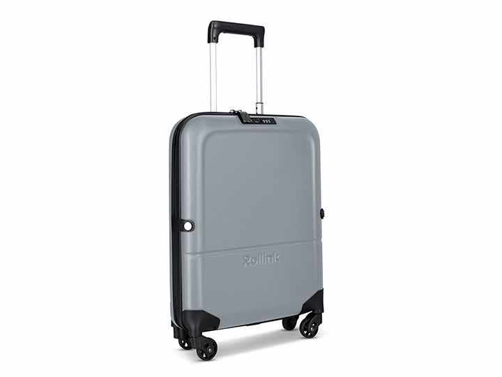 Ｒｏｌｌｉｎｋ　Ｆｌｅｘ　ＬＩＧＨＴ　ぺったんこスーツケース　40Ｌ　グレー