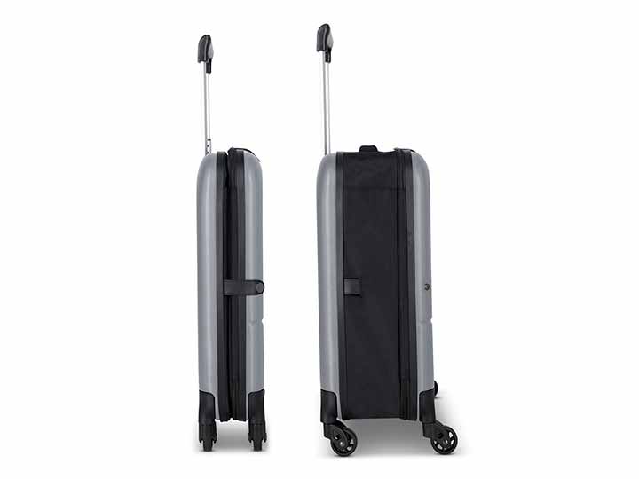 Ｒｏｌｌｉｎｋ　Ｆｌｅｘ　ＬＩＧＨＴ　ぺったんこスーツケース　40Ｌ　グレー_3