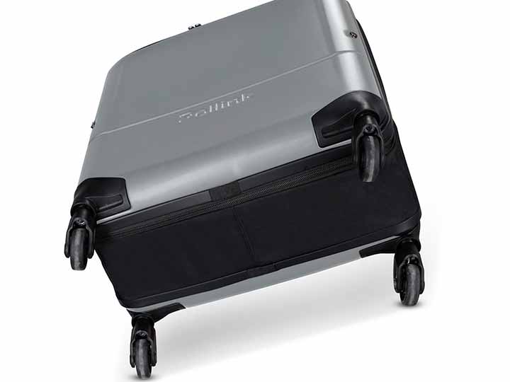 Ｒｏｌｌｉｎｋ　Ｆｌｅｘ　ＬＩＧＨＴ　ぺったんこスーツケース　40Ｌ　グレー_5