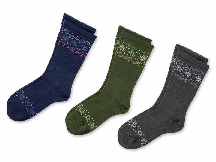 予約　日本製つま先・足首あったか丈長ソックス