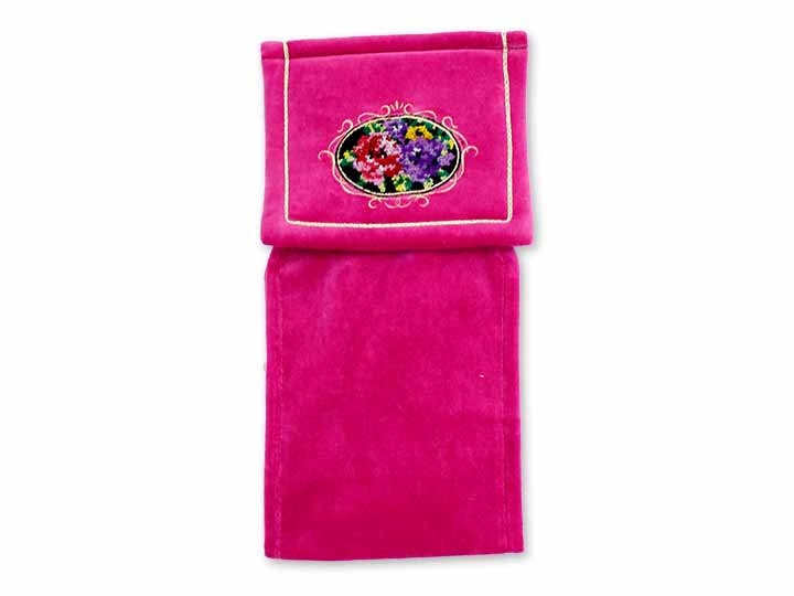 予約　シェニールロゼ　ペーパーホルダーカバー　ピンク