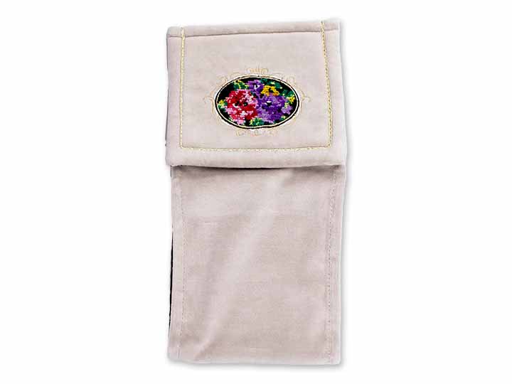 予約　シェニールロゼ　ペーパーホルダーカバー　ベージュ