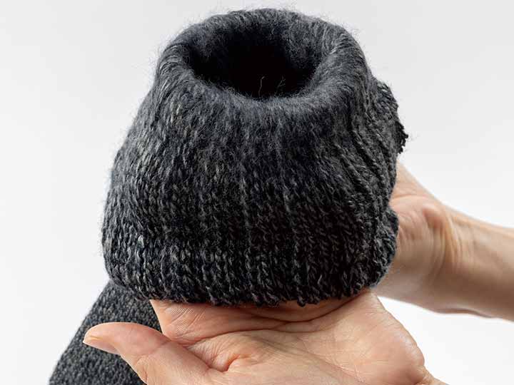 予約　のびのび裏起毛パイルソックス（すべり止め付）_2