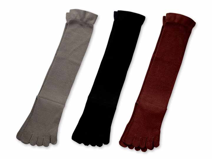 予約　口ゴムゆったりあったか5本指ハイソックス