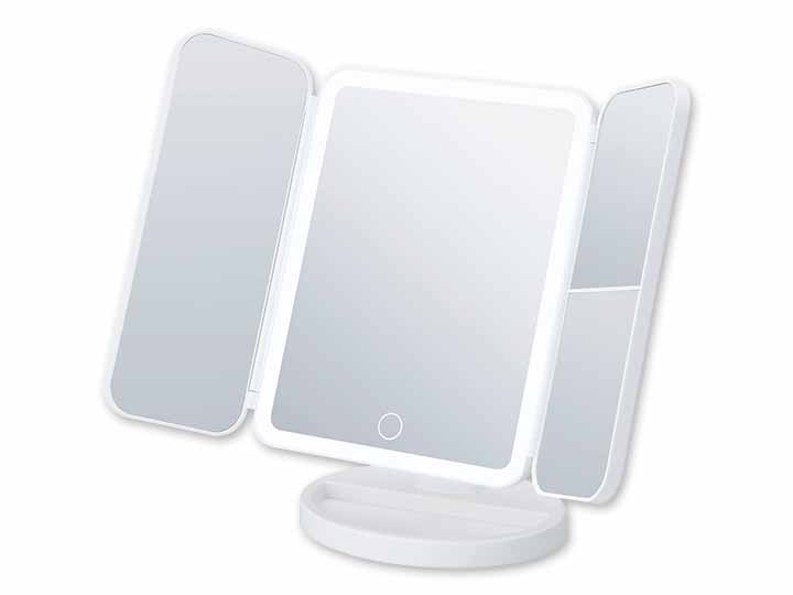 予約 回転式LED三面ミラー_2