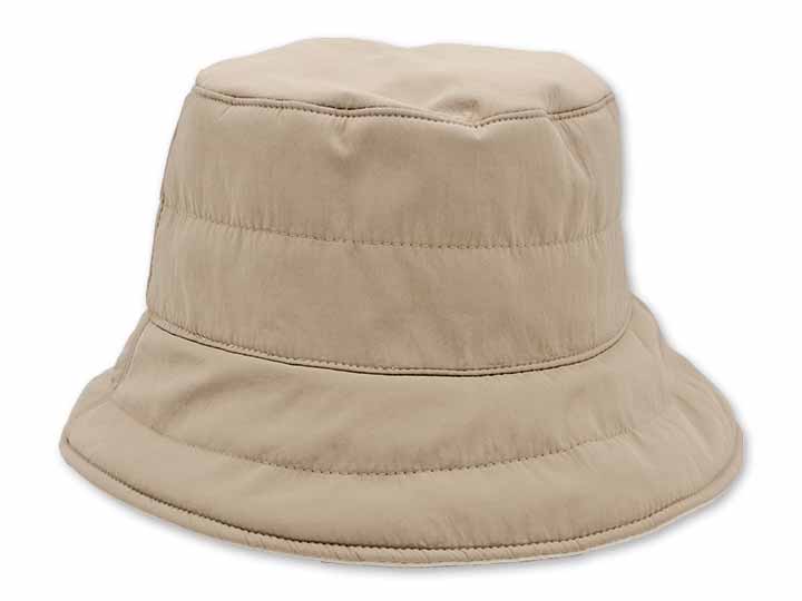 予約　ダウンライクバケットハット　ベージュ