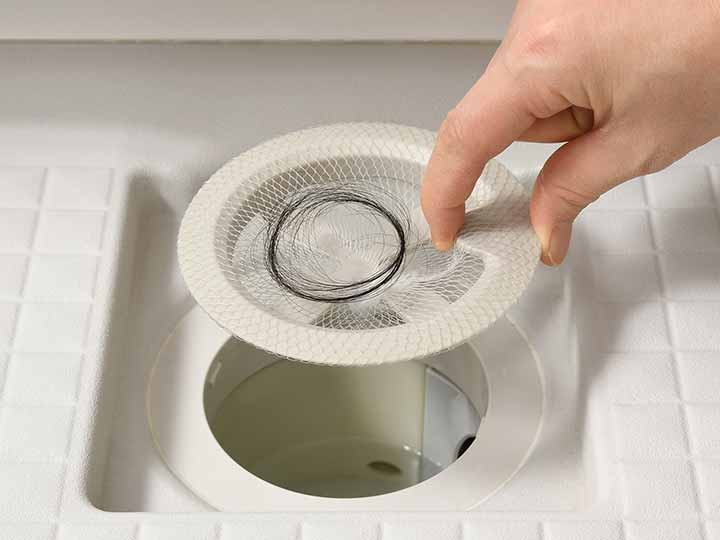 予約　お風呂掃除が楽になる浴室排水口ネットホルダー_4