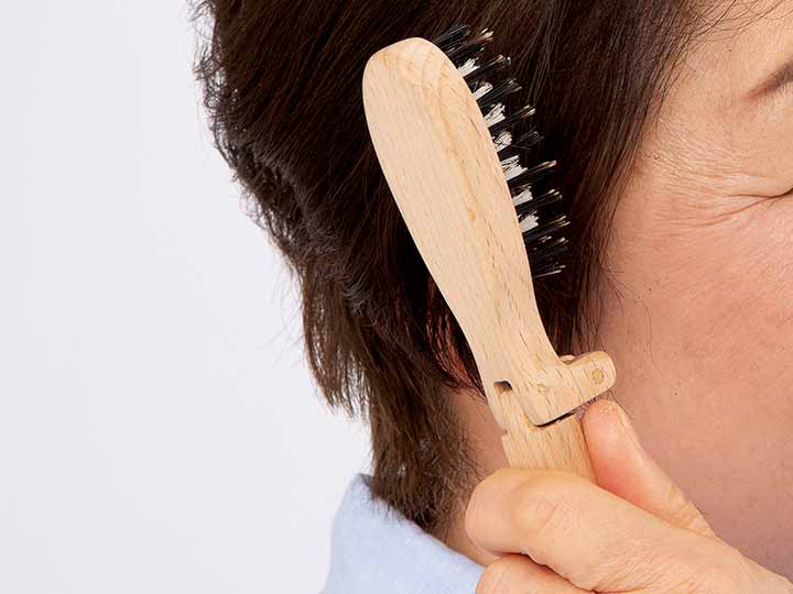 予約　ふわつやブラシ　絹花_4