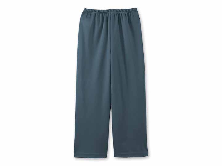 予約　ゴム替えできる裏起毛あったかミラクルワイドパンツ　グレー　Ｍ