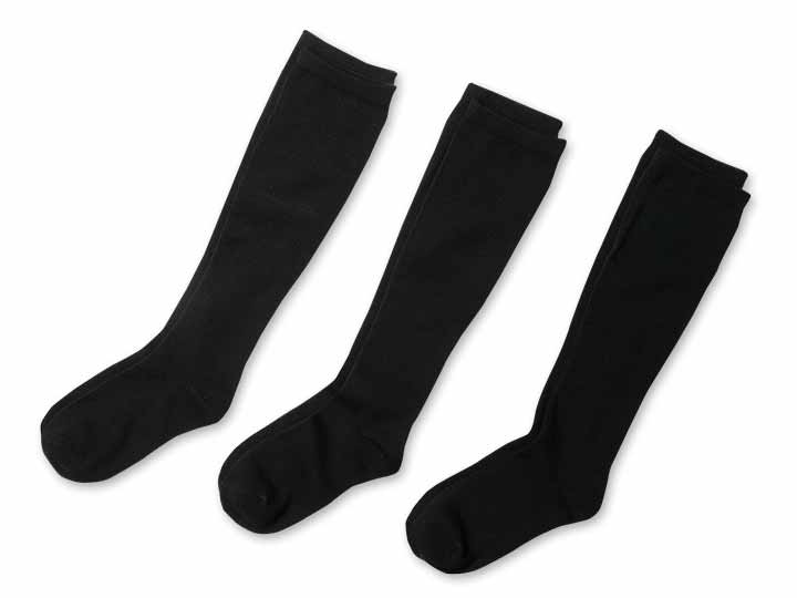 予約　ぴったりフィット着圧＆吸湿発熱ハイソックス