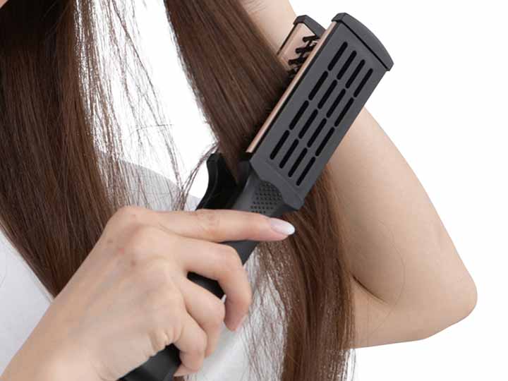 予約　Ｕ−ｎｉ　ツインヘアブラシ　ブラック_2