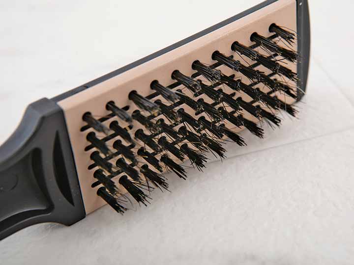 予約　Ｕ−ｎｉ　ツインヘアブラシ　ブラック_5