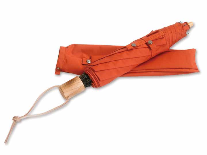 予約　小宮商店　ミラトーレ55CM折りたたみ傘　オレンジブラウン_2