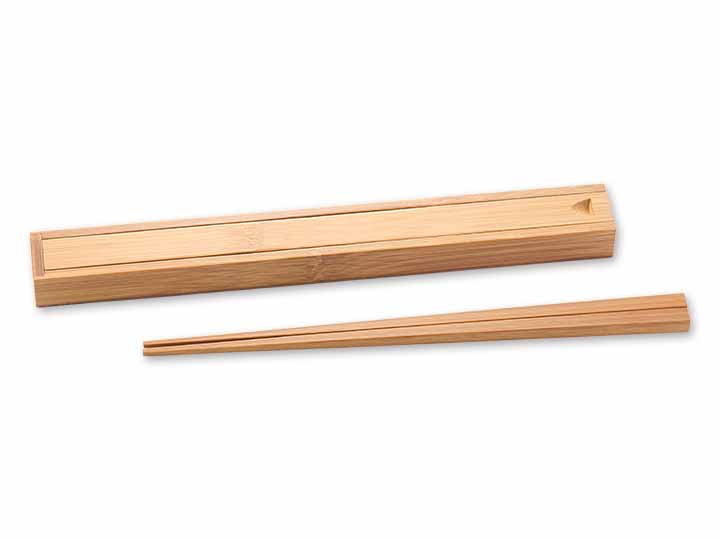 予約　スス竹箸と箸箱セット