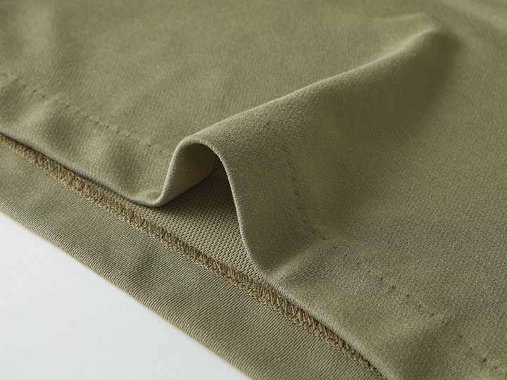 予約　まるで木陰のミラクルワイドパンツ　オリーブ　3Ｌ_5