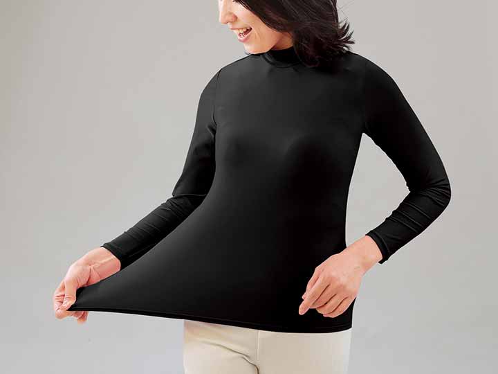 予約　ｅｃｌａＴｓｔｙｌｅアクティブＵＶストレッチシャツ　ブラック　ＬＬ_3