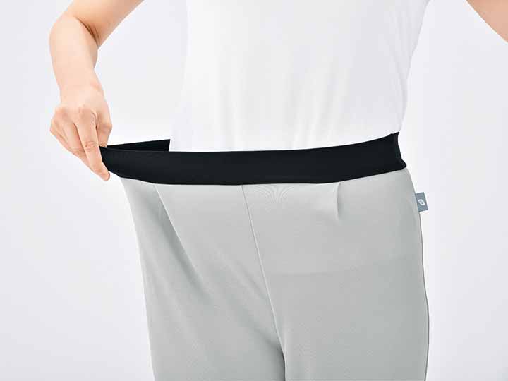 予約　ｅｃｌａＴｓｔｙｌｅアクティブタックヨガパンツ　グレー　ＬＬ_2