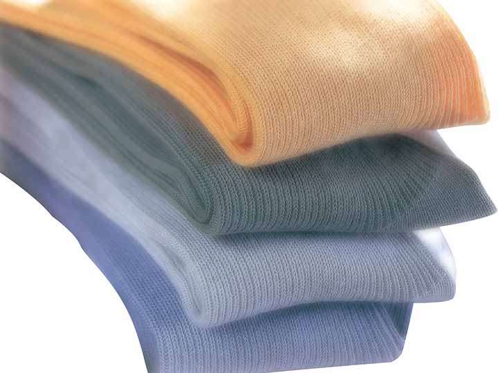 予約　日本製　綿90％リブソックス　アース　23〜24CM_2