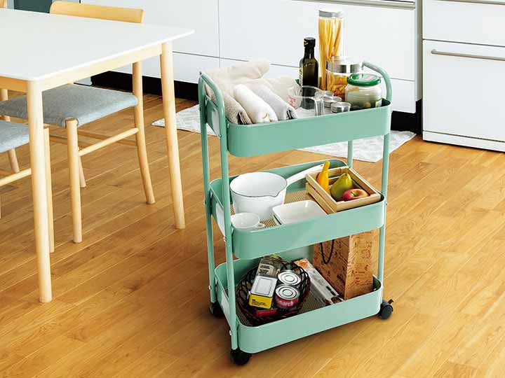 グリンデイ　組立式スチールパイプ3段ラック_2