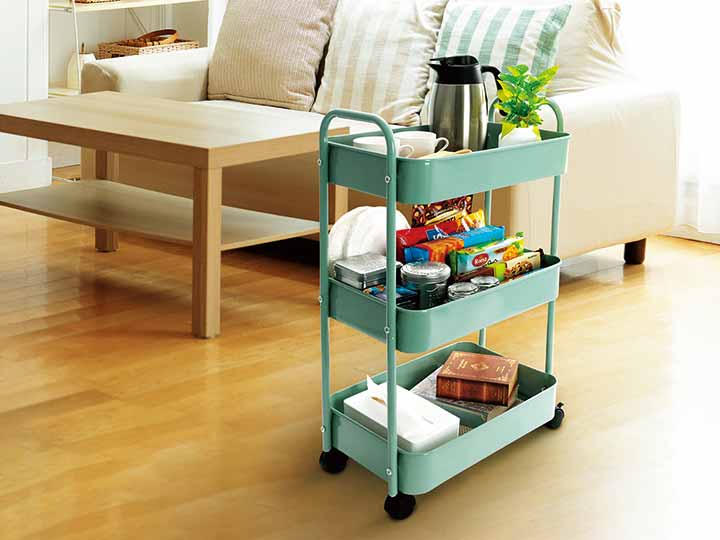 グリンデイ　組立式スチールパイプ3段ラック_3