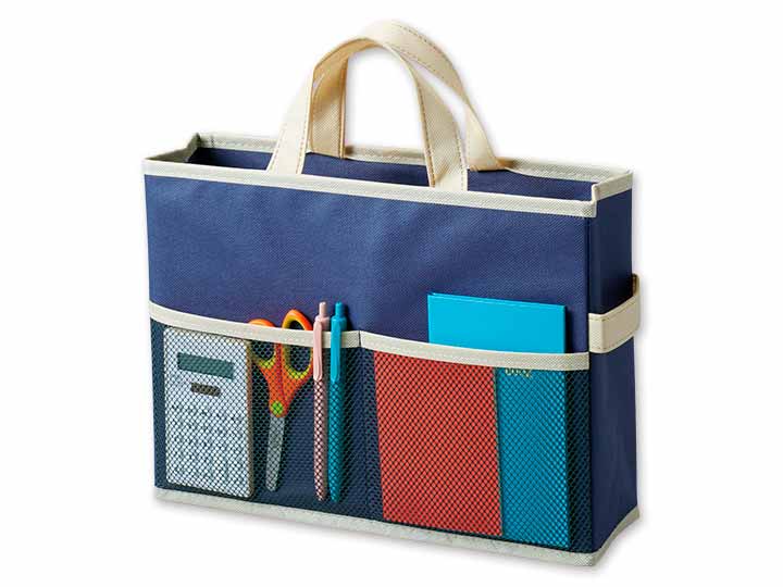 予約　持ち運びできる収納ボックスバッグ3色組_3