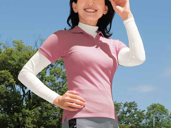 予約 eclaTstyleアクティブUVストレッチシャツ ホワイト 3L_3