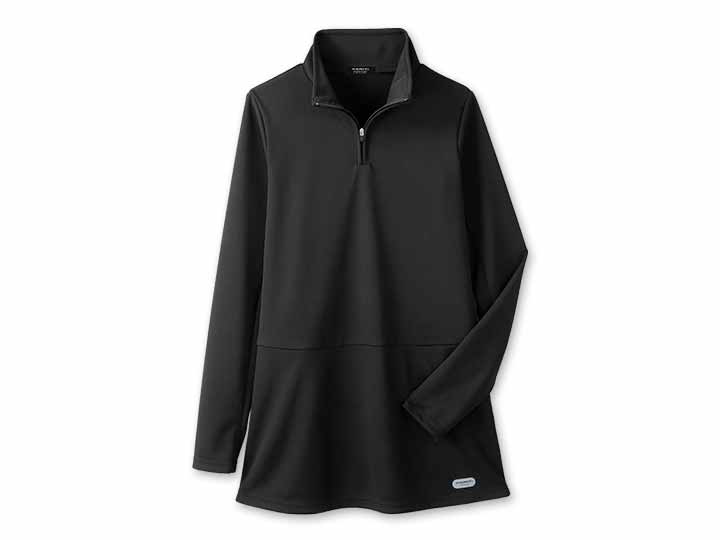 予約　吸汗速乾スポーツチュニック　ブラック　Ｍ