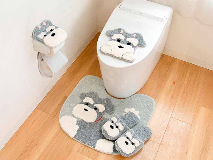 予約 ファンディットアニマル トイレマット シュナウザー_2