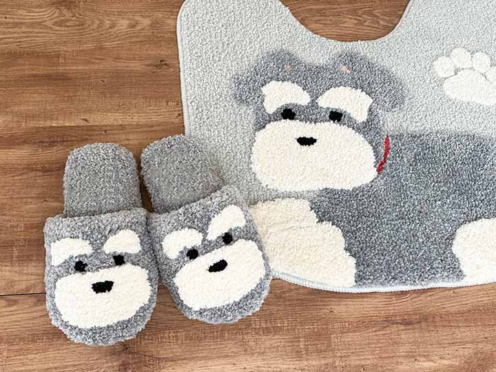 予約 ファンディットアニマル スリッパ シュナウザー_2