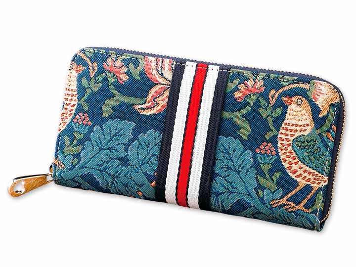 ヘニーベアジャカード織ラウンド財布