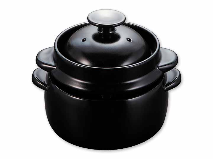 黒楽かまどご飯釜　1〜2合