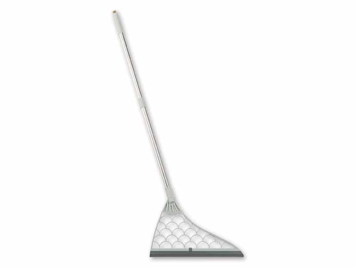 予約　水きりホウキ　グレー