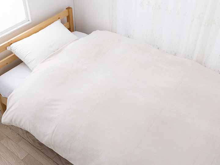 やわらかタッチ　シンカーシャーリング掛けカバー・ベージュ