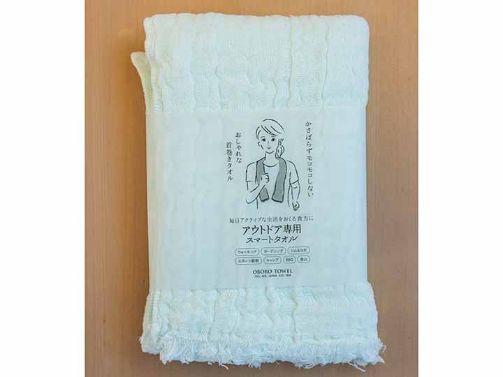 予約　アウトドア専用スマートタオル　グリーン