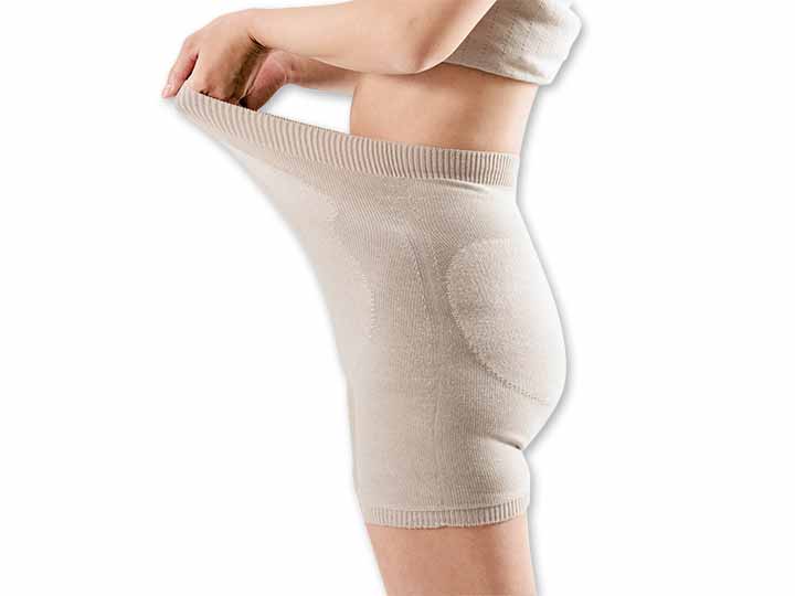 予約 日本製 なめらかな肌触りのニット腹まきパンツ_3