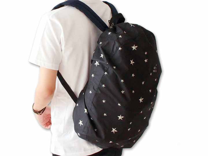 レインバックパックカバー　スタッズスター　ブラック_2