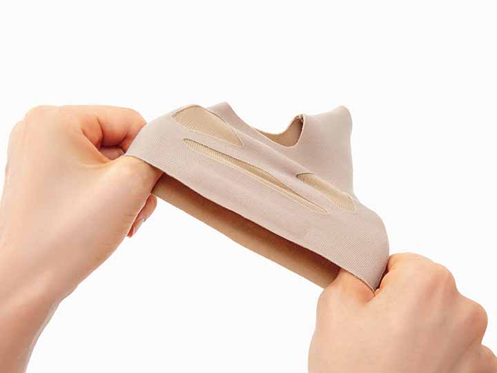 予約　お医者さんの外反母趾サポーター　ピタ肌　右足用　Ｍ_3