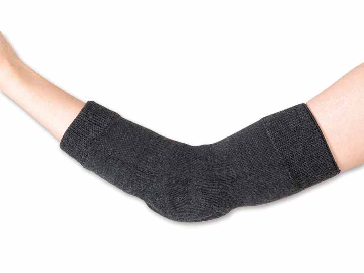 予約　日本製　ひじケアサポーター　チャコール_2