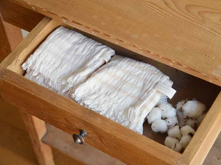 予約 スラブガーゼ ウォッシュタオル パープル_3