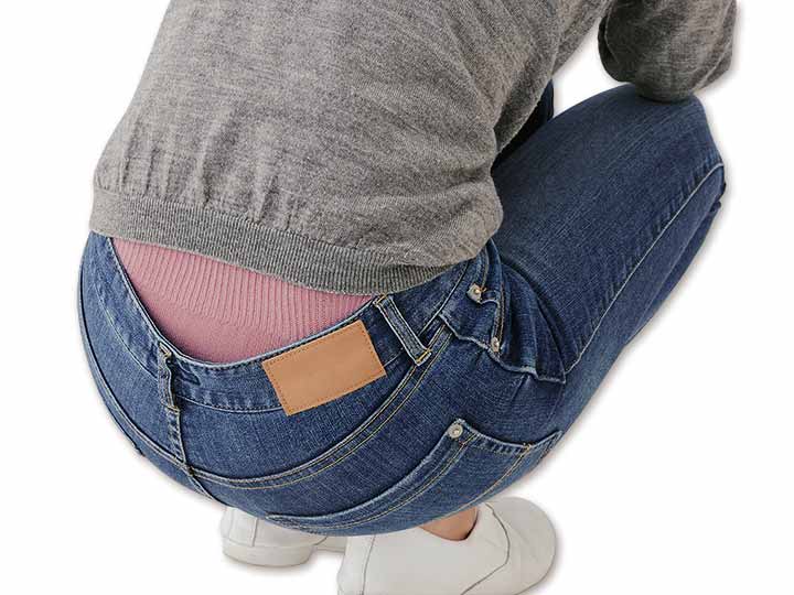 予約 やみつき腹巻きパンツ ローズ_3