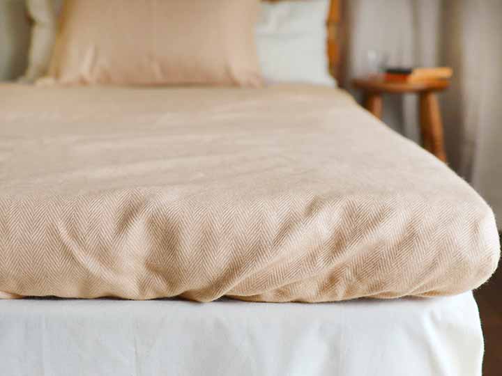 播州織あったか起毛掛カバー　シングル　くるみ_2