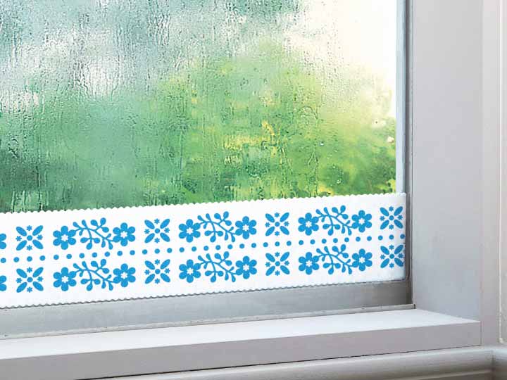 結露テープ　防カビタイプ　幅広モダンフラワー_2